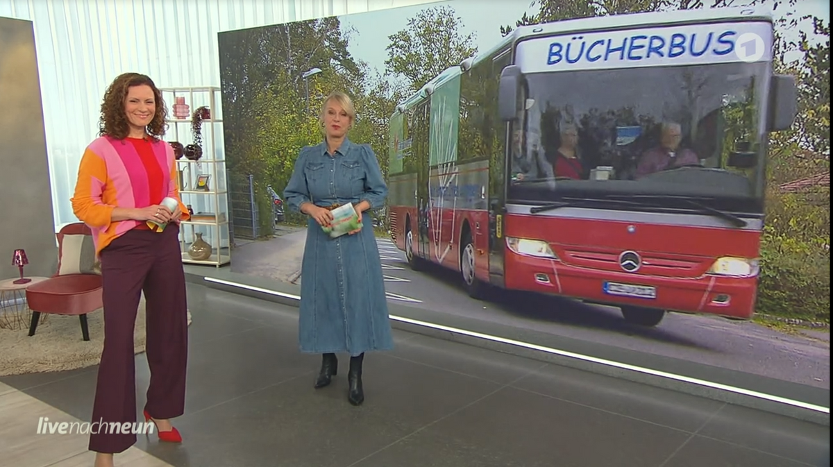 Unser Bücherbus Heute Morgen Bei "Live Nach 9" Im Ersten | KFB Celle